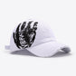 VIBRA Graphic Distressed Adjustable Baseball Cap - 7 Semicolon Couture