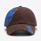 VIBRA Graphic Distressed Adjustable Baseball Cap - 7 Semicolon Couture