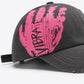 VIBRA Graphic Distressed Adjustable Baseball Cap - 7 Semicolon Couture