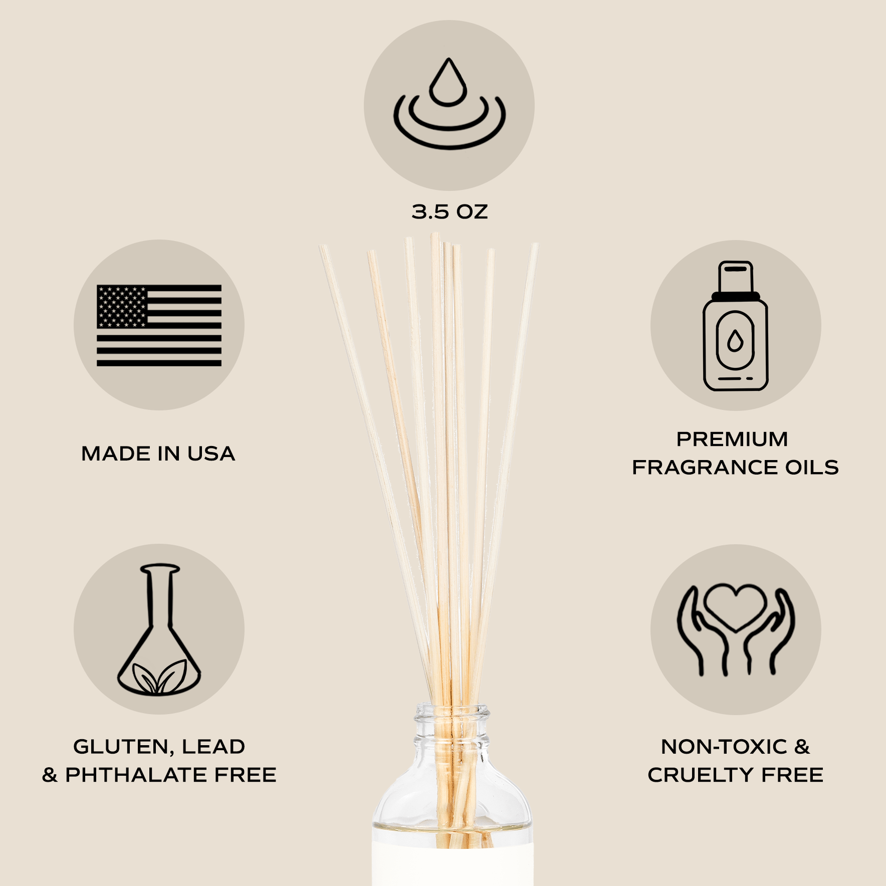 Warm and Cozy Reed Diffuser - Christmas Home Decor & Gifts - 7 Semicolon Couture