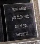 "What Makes You Different Makes You Beautiful" Magnet - 7 Semicolon Couture