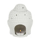 White Buddha Head Oil Burner and Wax Warmer - 7 Semicolon Couture