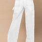 White High Waist Pants - 7 Semicolon Couture