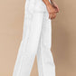 White High Waist Pants - 7 Semicolon Couture