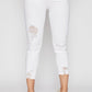 YMI - Distressed Denim Joggers - 7 Semicolon Couture