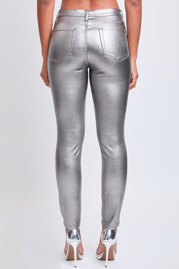 YMI - Metallic Skinny Pants - 7 Semicolon Couture