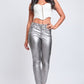 YMI - Metallic Skinny Pants - 7 Semicolon Couture