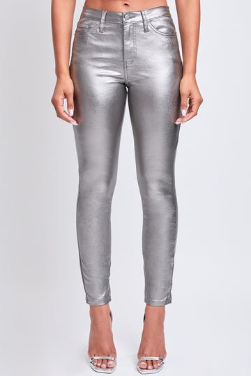 YMI - Metallic Skinny Pants - 7 Semicolon Couture