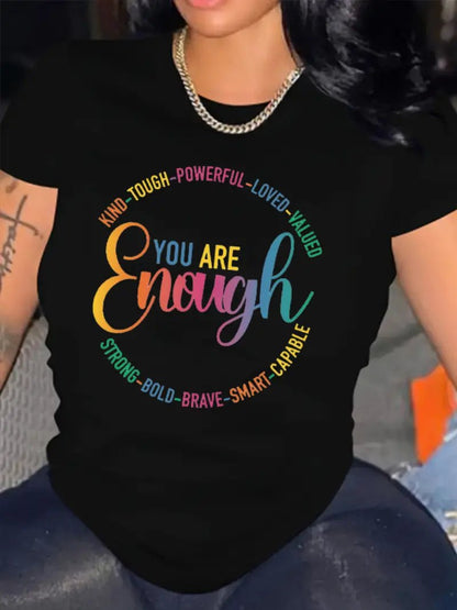 You are Enough T-Shirt - 7 Semicolon Couture