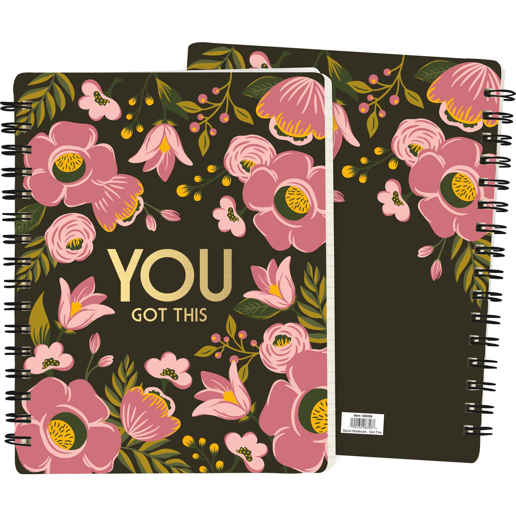 You Got This Floral Spiral Notebook - 7 Semicolon Couture